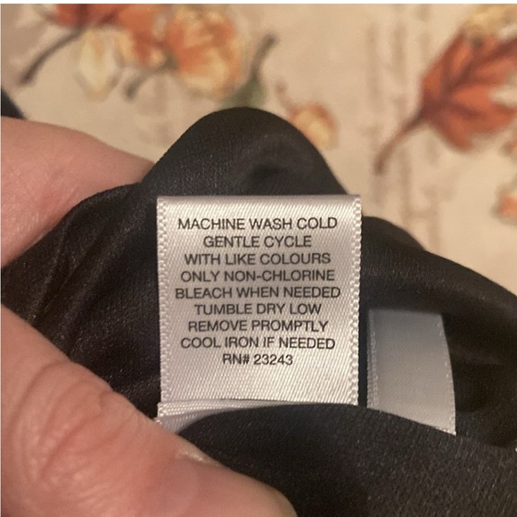 New York & Company Black and White Striped Romper - Picture 6 of 6